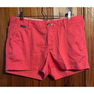 Columbia PFG women’s chino shorts 3” hot pink midrise size 10